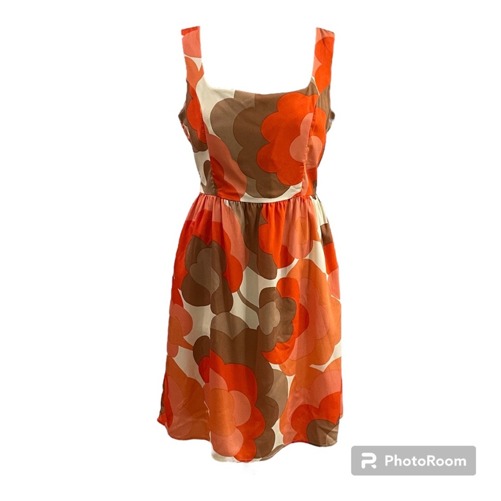 Judith March Mod Dress with Tie Back - L